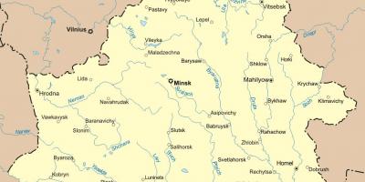 નકશો belorussia